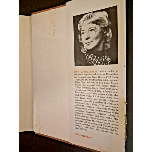 Cooking Kosher: The Natural Way by Jane Kinderlehrer (1980, Hardcover) - Picture 5 of 15